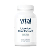 Vital Nutrients extrait de reglisse en bouteille, soutien potentiel des défenses naturelles.