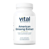 Vital Nutrients Ginseng Américain – bouteille visible, soutien potentiel d'énergie durable.
