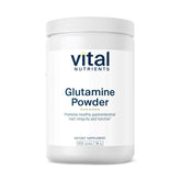 Vital Nutrients Glutamine Poudre: bouteille visible et soutien potentiel du tractus gastro-intestinal