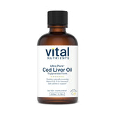 Vital Nutrients – bouteille de 200 ml d'huile de foie morue, riche en oméga-3.