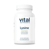 Vital Nutrients Lysine, bouteille, soutien des tissus buccaux et muqueux