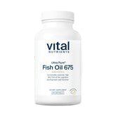 Vital Nutrients Ultra Pure Huile Poisson 675 – Bouteille prête pour une routine nutritionnelle.