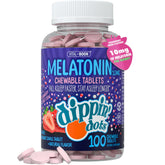 Vital+Boon Dippin' Dots mélatonine, comprimés masticables faciles à emporter