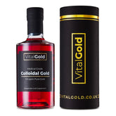 Vital Gold: bouteille d or colloïdal 120ppm, présentation du produit.