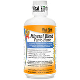 Vital Earth Minerals bouteille mélange fulvique humique en liquide, énergie naturelle