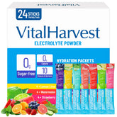 VitalHarvest pochette électrolytes citron-lime, hydratation rapide après l’effort.