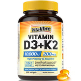 Vitalibre D3K2 : bouteille clairement affichée pour une supplémentation quotidienne