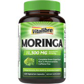 Vitalibre Moringa: bouteille, énergie naturelle sans caféine pour la journée