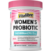 Vitalibre Probiotique Plus sur la bouteille, soutien digestif potentiel et pratique.