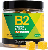 VitalityPeak gommes en bouteille, versement pratique pour l'énergie quotidienne.