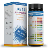 VitalSmiles URS: bandelettes 14 pour dépistage rapide de leucocytes et nitrites.