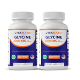 Glycine Vitamatic dans une bouteille, dosage pratique pour un usage prolongé