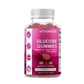 Gommes Vitamatic Glucose goût framboise naturelle pour énergie rapide.
