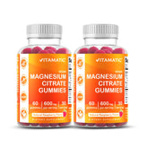 Gummies Vitamatic Magnésium Citrate bouteille fermée prête pour relaxation