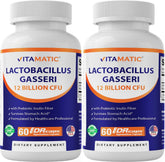 Vitamatic Lactobacillus Gasseri – boîte du produit, soutien digestif potentiel