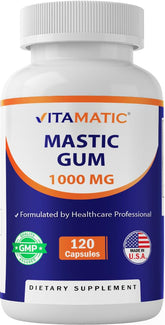 Vitamatic Mastic Gum boîte 1000mg: soutien digestif pratique au quotidien