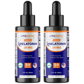 Vitamatic Mélatonine gouttes - flacon pratique favorisant un sommeil naturel