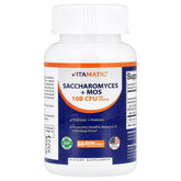 Vitamatic Saccharomyces boulardii – bouteille de probiotiques sans allergènes pour le microbiote
