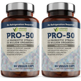Bouteille Vitamin Bounty Pro-50 montrant l'etiquette – soutien digestif potentiel