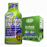 Vitamin Energy Focus+ pack 24, framboise bleue, énergie durable pour le travail