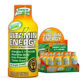 Vitamin Energy Immunité+ Shot Mangue — bouteille prête à booster énergie et concentration.