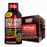 Vitamin Energy Workout+ shot framboise : énergie rapide pendant l’entraînement.