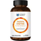 Vitamin World tablettes à croquer papaye, soutien digestif pratique après les repas.