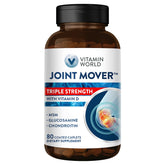 Vitamin World Triple Strength Joint Mover caplets enrobés sans gluten soutiennent les articulations.