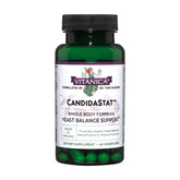 Vitanica Candidastat, bouteille 60 capsules, soutien potentiel du système naturel.