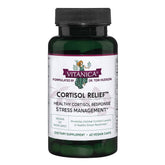 Vitanica Cortisol Relief – bouteille visible évoquant un soutien au sommeil et au stress.