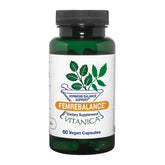 Vitanica FemRebalance — bouteille visibles, soutien potentiel à l'équilibre hormonal féminin au quotidien.