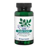 Vitanica GABA Ease — bouteille sur étagère, soutien calmant pour moments de stress.