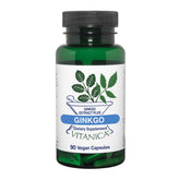 Vitanica Ginkgo Pro – bouteille montrant le produit et soutien cognitif potentiel