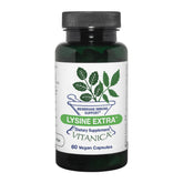 Vitanica Lysine Extra — bouteille et capsules, soutien potentiel au système immunitaire.