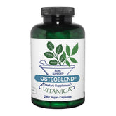 Vitanica OsteoBlend, capsules faciles à avaler pour soutenir les os et l'équilibre minéral.