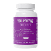 Vital Proteins gélules foie de boeuf : emballage clair facilitant la prise quotidienne