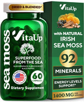 VitaUp – emballage des capsules mousse de mer irlandaise pour un usage pratique