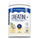 Vitauthority Creatine Poudre pour femmes dans l'emballage, énergie soutenue