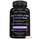 Vital Vitamins: bouteille pratique de gélules pour la routine beauté quotidienne.