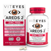 Viteyes AREDS2 sans zinc — bouteille prête à l’emploi pour votre routine quotidienne.