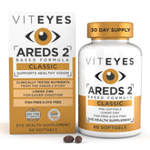 Viteyes AREDS 2 - boîte-gélules-molles, soutien visuel quotidien