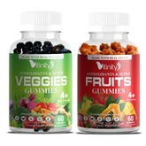 Vitinity gommes fruits et légumes mélange naturel pour énergie au quotidien