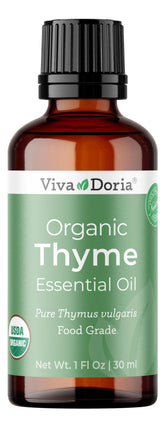 Viva Doria huile thym, bouteille verseuse prête à aromathérapie.