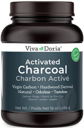 Viva Doria Charbon actif bois dur origine, adsorption élevée pour purification.