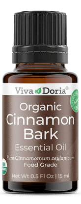 Viva Doria huile cannelle - bouteille en verre, arôme chaleureux et pur.
