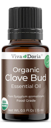 Viva Doria huile essentielle clou de girofle en flacon ambré pour diffusion aromatique chaleureuse