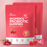 VivoNu Probiotiques pour Femmes, bouteille, soutien digestif et équilibre intime.