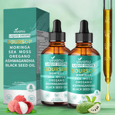 VivoNu gouttes Bitters Soursop en duo, pratique pour la routine quotidienne.