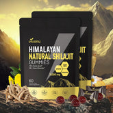 Gommes VivoNu Shilajit — bouteille montrant le format pratique pour énergie durable
