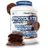 ProtoLyte de VMI Sports – poudre protéine isolée chocolat, pour favoriser la masse musculaire maigre.